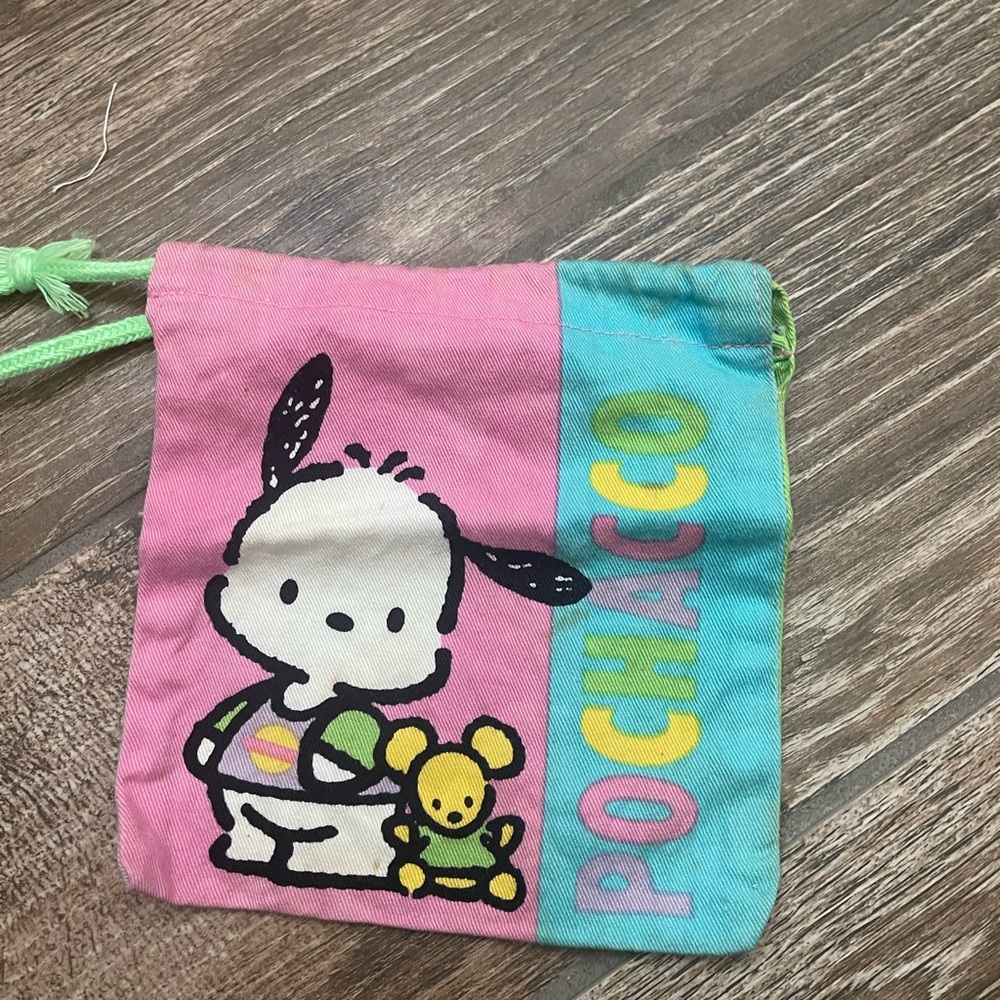 Sanrio Pochacco Pink and Blue vintage Pouch